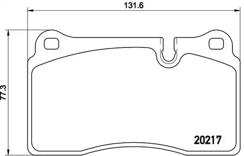 накладки BREMBO P 44 018