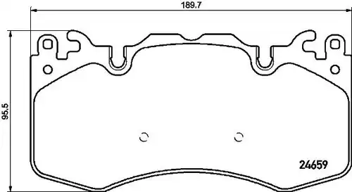 накладки BREMBO P 44 023