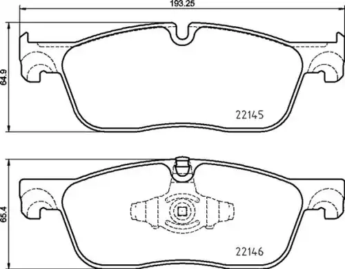 накладки BREMBO P 44 026