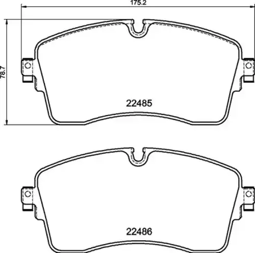 накладки BREMBO P 44 028