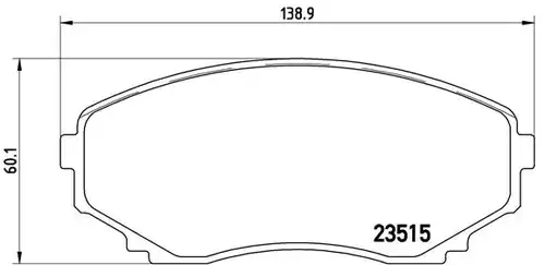 накладки BREMBO P 49 028