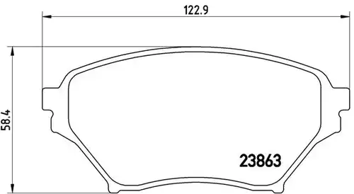 накладки BREMBO P 49 029