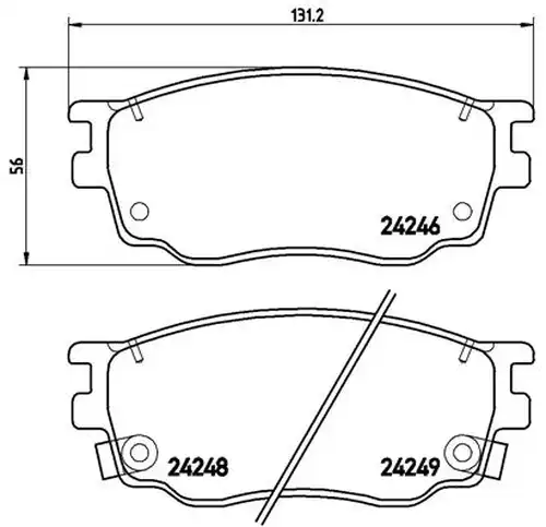 накладки BREMBO P 49 033