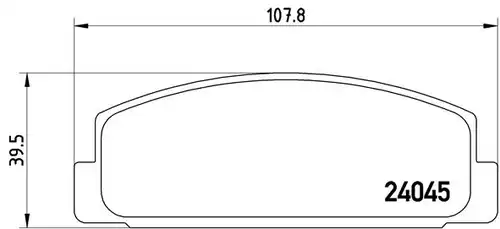 накладки BREMBO P 49 036