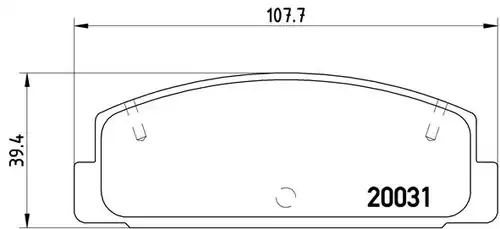 накладки BREMBO P 49 037