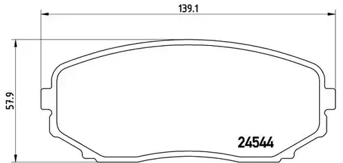 накладки BREMBO P 49 040