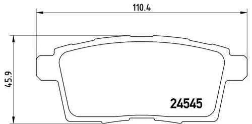 накладки BREMBO P 49 041