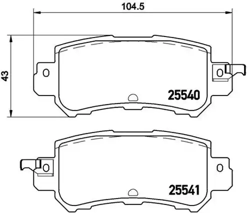 накладки BREMBO P 49 047