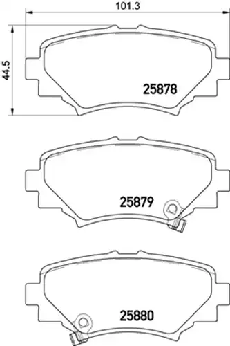 накладки BREMBO P 49 049