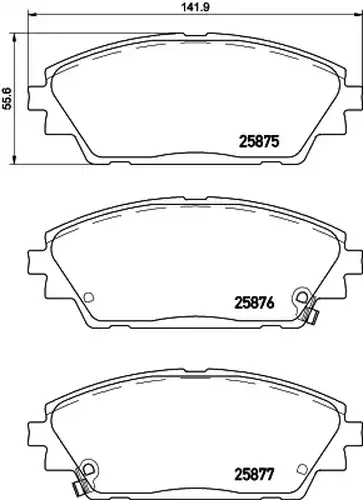 накладки BREMBO P 49 050