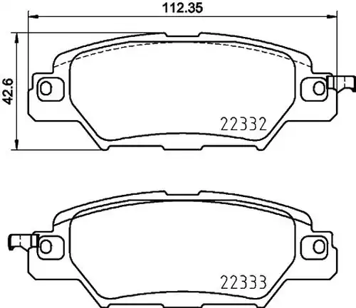 накладки BREMBO P 49 053