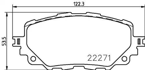 накладки BREMBO P 49 054