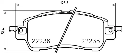 накладки BREMBO P 49 055