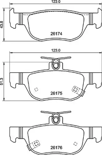 накладки BREMBO P 49 064