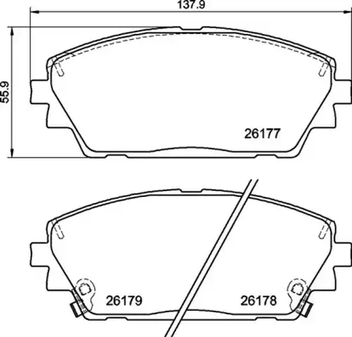 накладки BREMBO P 49 065