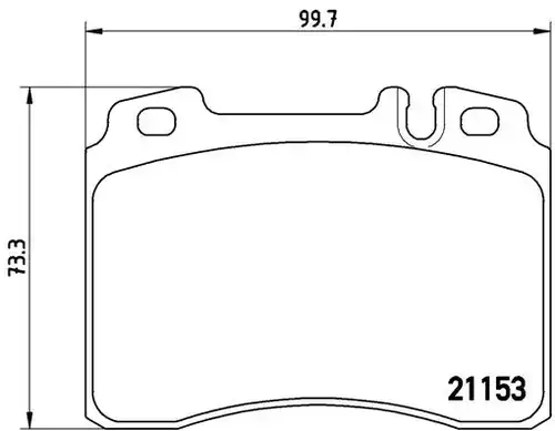 накладки BREMBO P 50 010