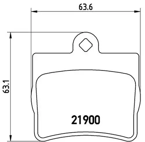 накладки BREMBO P 50 024