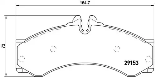 накладки BREMBO P 50 028