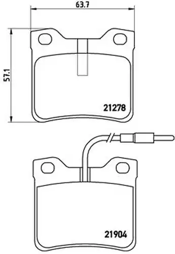 накладки BREMBO P 50 030