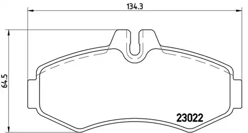 накладки BREMBO P 50 031