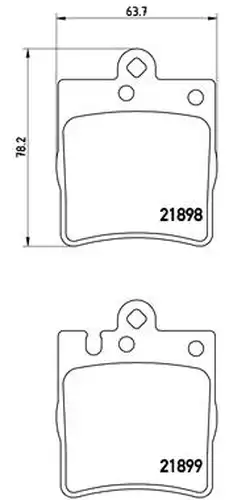 накладки BREMBO P 50 033