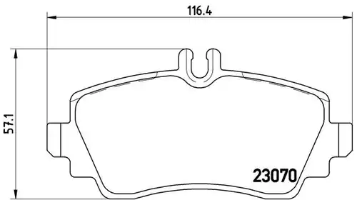 накладки BREMBO P 50 035