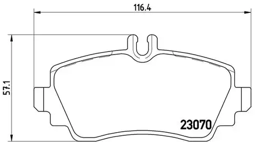 накладки BREMBO P 50 036