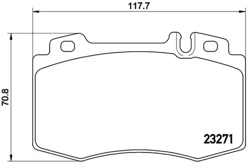 накладки BREMBO P 50 041