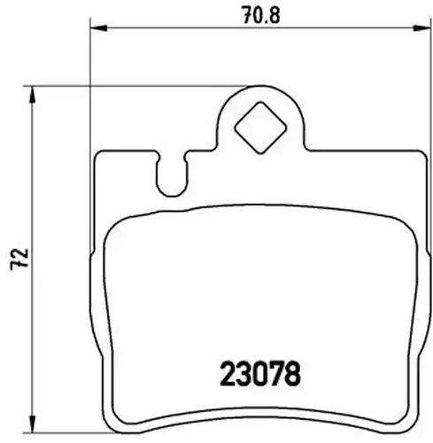 накладки BREMBO P 50 042