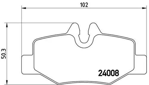 накладки BREMBO P 50 051