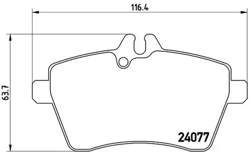 накладки BREMBO P 50 054