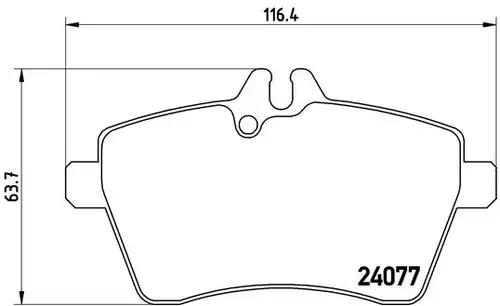 накладки BREMBO P 50 056