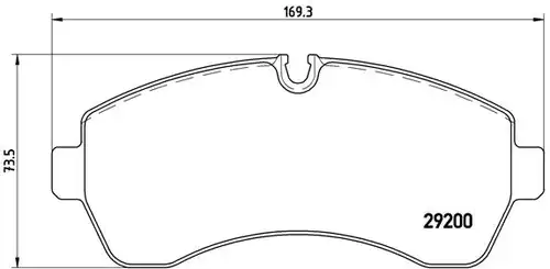 накладки BREMBO P 50 059