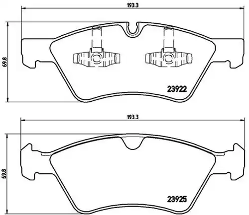 накладки BREMBO P 50 063