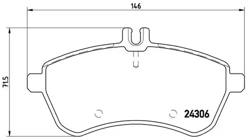 накладки BREMBO P 50 067