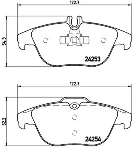 накладки BREMBO P 50 068