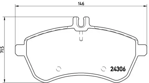 накладки BREMBO P 50 071