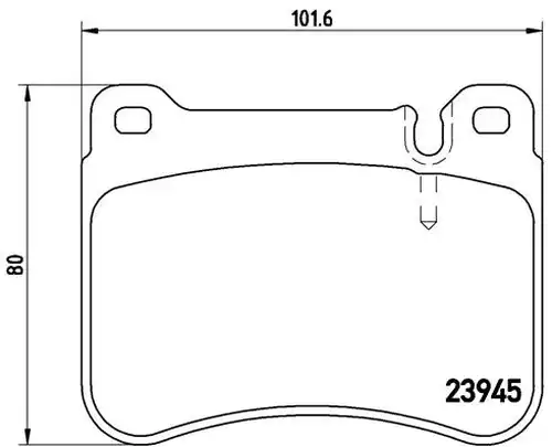 накладки BREMBO P 50 073