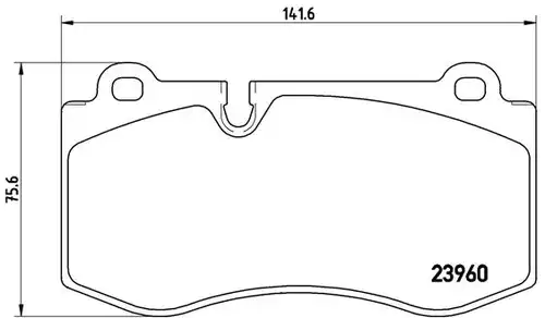 накладки BREMBO P 50 074