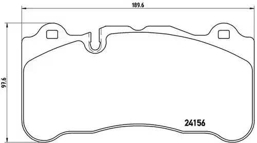 накладки BREMBO P 50 078