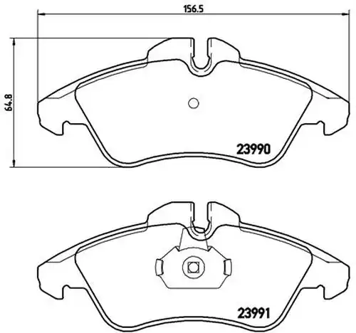 накладки BREMBO P 50 080