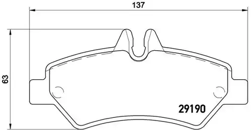 накладки BREMBO P 50 084