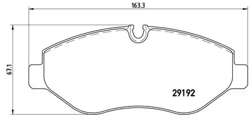 накладки BREMBO P 50 085