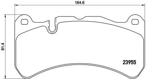 накладки BREMBO P 50 092