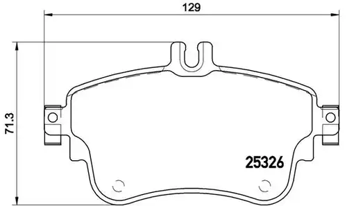 накладки BREMBO P 50 094