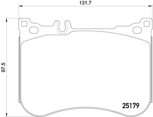 накладки BREMBO P 50 095