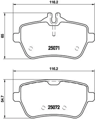 накладки BREMBO P 50 103