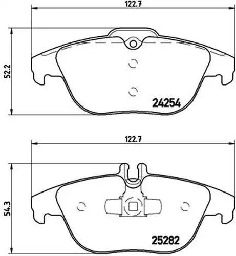 накладки BREMBO P 50 104