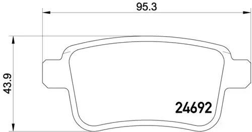 накладки BREMBO P 50 107