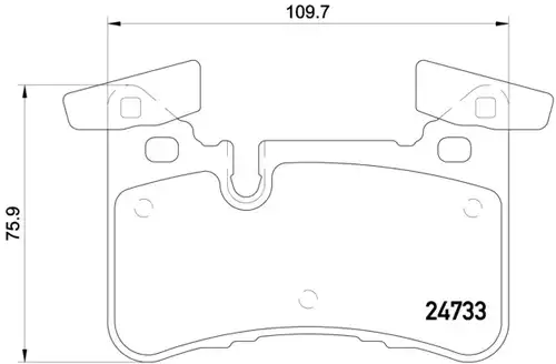 накладки BREMBO P 50 110